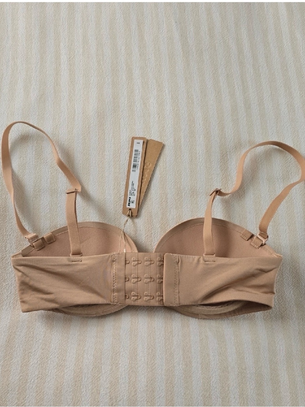 SKIMS Ultimate Push Up Strapless Bra Size: 30C Clay NWT NEW - Picture 3 of 5
